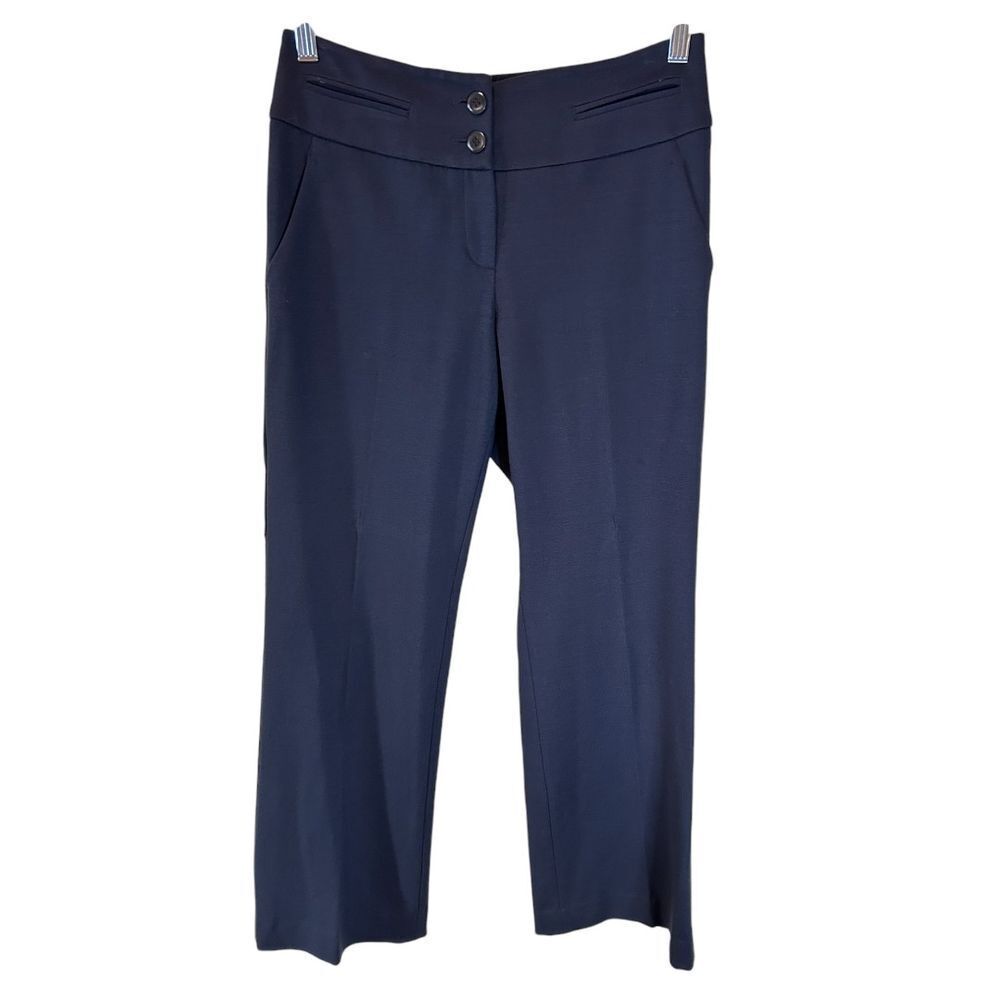 Pendleton Navy Blue Professional Dress Pants with Button Detail Size 4‎